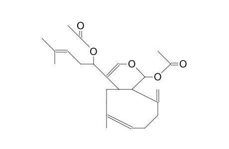 (1R*,4AS*,7E,11AS*,1'S*)-1-ACETOXY-4-(1'-ACETOXY-4'-METHYLPENT-3'-ENYL)-7-METHYL-11-METHYLENE-1,4A,5,6,9,10,11,11A-OCTAHYDROCYCLONONA-[C]-PYRANE