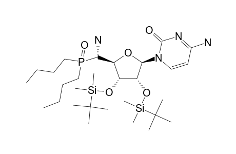 5'S-AMINO-5'-DI-N-BUTYLPHOSPHINYL-2',3'-DI-O-TERT.-BUTYLDIMETHYLSILYL-CYTIDINE