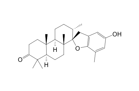 (5.alpha.,13.alpha.)-14,17-Epoxy-23-hydroxy-4,4,8-trimethyl-16,24-cyclo-13,17-secochola-16,20(22)-23-trien-3-one