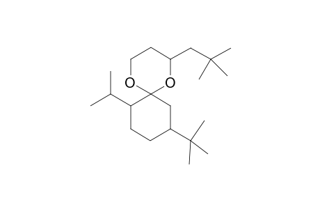 3'-Tert-butyl-6'-isopropyl-6-(2,2-dimethylpropyl)spiro[dioxalane-2,1'-cyclohexane]