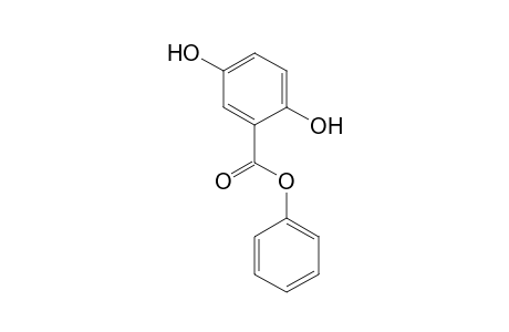 Benzoic acid, 2,5-dihydroxy-, phenyl ester