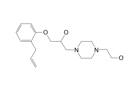 1-(2-Allyl-phenoxy)-3-[4-(2-hydroxy-ethyl)-piperazin-1-yl]-propan-2-ol