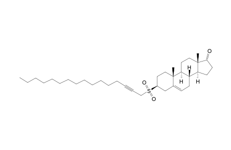 3-BETA-(2-HEXADECYNYLSULFONYL)-ANDROST-5-EN-17-ONE