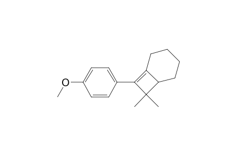 Bicyclo[4.2.0]oct-6-ene, 7-(4-methoxyphenyl)-8,8-dimethyl-