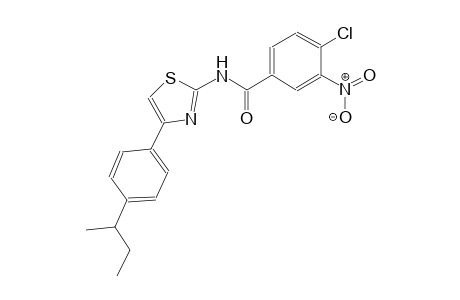 N-[4-(4-sec-butylphenyl)-1,3-thiazol-2-yl]-4-chloro-3-nitrobenzamide