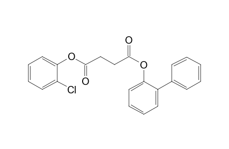 Succinic acid, 2-chlorophenyl 2-biphenyl ester