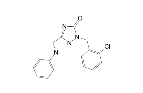 2-[(2-Chlorophenyl)methyl]-5-[(phenylamino)methyl]-1H-1,2,4-triazol-3-one