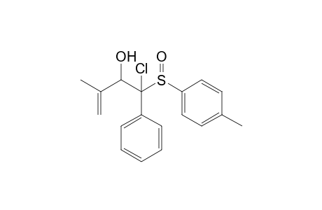 1-Chloro-3-methyl-1-phenyl-1-[(4-tolyl)sulfinyl]but-3-en-2-ol