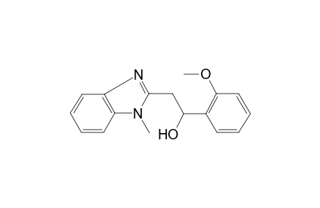 1-(2-Methoxyphenyl)-2-(1-methyl-1H-benzimidazol-2-yl)ethanol
