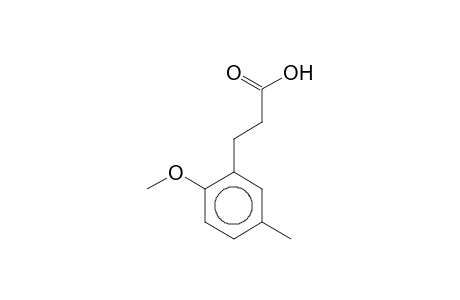 3-(2-Methoxy-5-methyl-phenyl)propionic acid