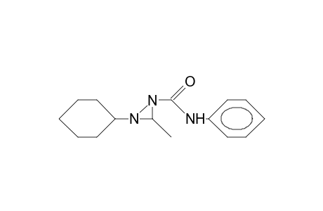 2-Cyclohexyl-3-methyl-1-diaziridinecarboxanilide