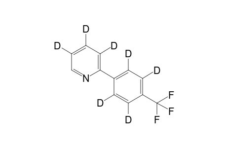 2-(4-Trifluoromethylphenyl-2,3,5,6-d4)pyridine-3,4,5-d3