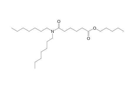 Adipic acid, monoamide, N,N-diheptyl-, pentyl ester