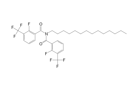 Benzamide, 3-trifluoromethyl-2-fluoro-N-(3-trifluoromethyl-2-fluorobenzoyl)-N-tetradecyl-