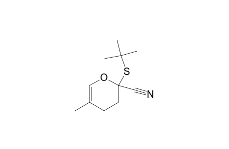 2H-Pyran-2-carbonitrile, 2-[(1,1-dimethylethyl)thio]-3,4-dihydro-5-methyl-