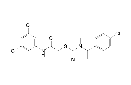 2-{[5-(p-chlorophenyl)-1-methylimidazol-2-yl]thio}-3',5'-dichloroacetanilide