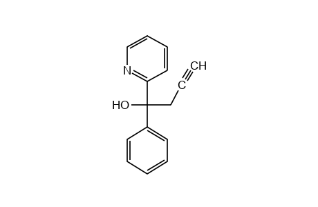 alpha-PHENYL-alpha-(2-PROPYNYL)-2-PYRIDINEMETHANOL