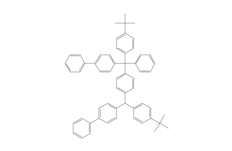 1-[(4-BIPHENYLYL)-(4-TERT.-BUTYLPHENYL)-PHENYLMETHYL]-4-[(4-BIPHENYLYL)-(4-TERT.-BUTYLPHENYL)-METHYL]-BENZENE