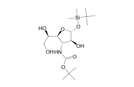 .alpha.-D-Altrofuranose, 3-deoxy-3-[[(1,1-dimethylethoxy)carbonyl]amino]-1-O-[(1,1-dimethylethyl)dimethylsilyl]-