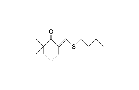 2-(N-Butylthiomethylidene)-6,6-dimethyl-cyclohexanone