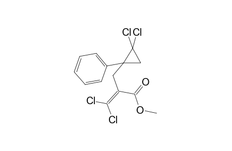 3,3-dichloro-2-[(2,2-dichloro-1-phenylcyclopropyl)methyl]acrylic acid, methyl ester