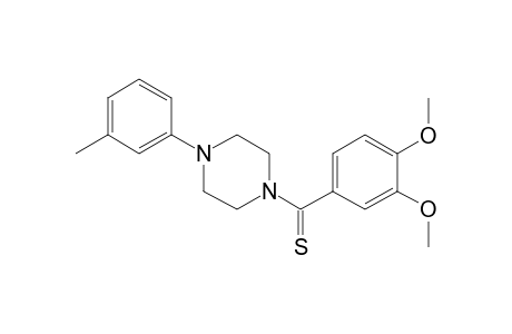 4-thioveratroyl-1-(m-tolyl)piperazine