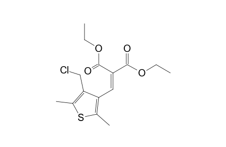 2-[[4-(chloromethyl)-2,5-dimethyl-3-thienyl]methylene]malonic acid diethyl ester