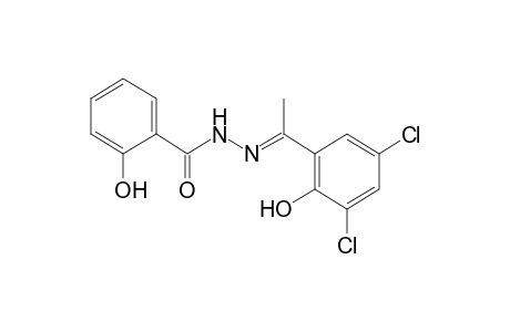 salicylic acid, (3,5-dichloro-alpha-methylsalicylidene)hydrazide