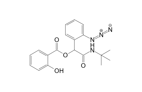 1-(2-Azidophenyl)-2-(tert-butylamino)-2-oxoethyl 2-hydroxybenzoate