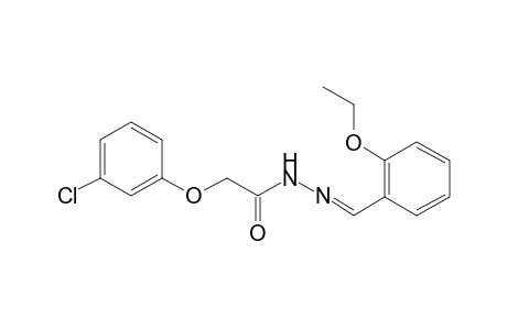 acetic acid, (3-chlorophenoxy)-, 2-[(E)-(2-ethoxyphenyl)methylidene]hydrazide