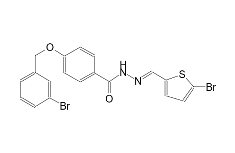 benzoic acid, 4-[(3-bromophenyl)methoxy]-, 2-[(E)-(5-bromo-2-thienyl)methylidene]hydrazide