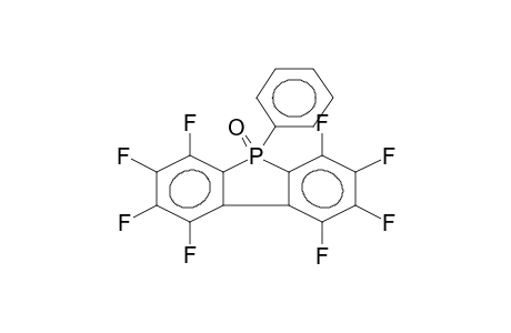 5H-Dibenzophosphole, 1,2,3,4,6,7,8,9-octafluoro-5-phenyl-, 5-oxide