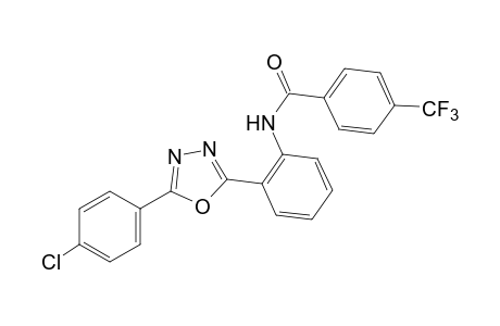 2'-[5-(p-Chlorophenyl)-1,3,4-oxadiazol-2-yl]-alpha,alpha,alpha-trifluoro-p-toluanilide