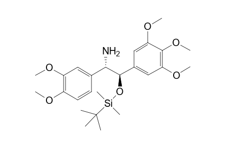 (1R,2S)-(-)-2-[(Dimethyl(2,2-dimethylethyl)silyloxy]-2-(3,4-dimethoxyphenyl)-1-(3,4,5-trimethoxyphenyl)ethylamine