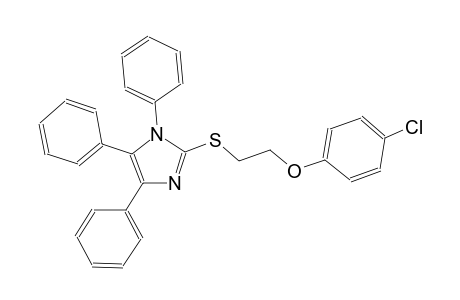 4-chlorophenyl 2-[(1,4,5-triphenyl-1H-imidazol-2-yl)sulfanyl]ethyl ether