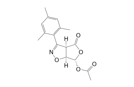 3-(2,4,6-TRIMETHYLPHENYL)-4-OXO-6-ACETOXY-3A,4,6,6A-TETRAHYDROFURO-[3,4-D]-ISOXAZOLE