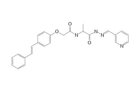 1-[(3'-Pyridyl)imino]aminocarbonyl}- 1-[4'-stilbenyloxymethyl)aminocarbonyl]ethane