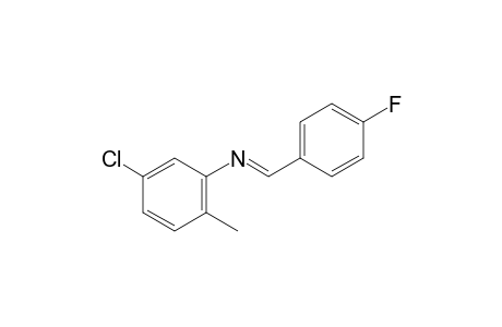 5-chloro-N-(p-fluorobenzylidene)-o-toluidine