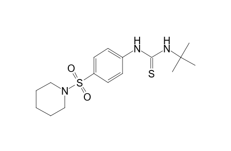 1-tert-butyl-3-[p-(piperidinosulfonyl)phenyl]-2-thiourea