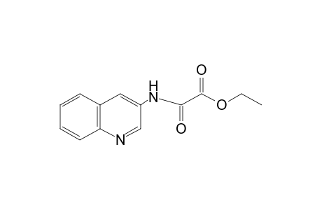 N-(3-quinolyl)oxamic acid, ethyl ester