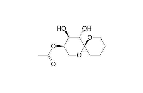 (3R*,4S*,5S*,6S*)-3-acetoxy-1,7-dioxaspiro[5.5]undecane-4,5-diol