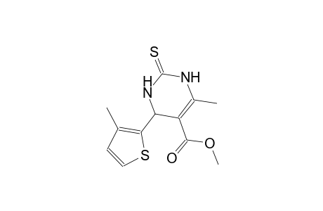 5-pyrimidinecarboxylic acid, 1,2,3,4-tetrahydro-6-methyl-4-(3-methyl-2-thienyl)-2-thioxo-, methyl ester