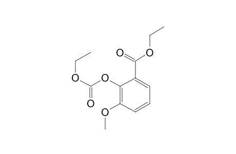 Salicylic acid, 3-methoxy-, o-ethoxycarbonyl-, ethyl ester