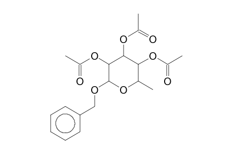 Acetic acid, 3,5-diacetoxy-2-benzyloxy-6-methyltetrahydropyran-4-yl ester