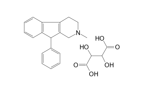 2-METHYL-9-PHENYL-2,3,4,9-TETRAHYDRO-1H-INDENO[2.1-c]PYRIDINE, TARTRATE (1:1)