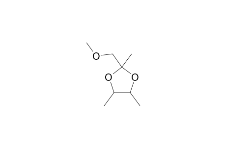 2-(Methoxymethyl)-2,4,5-trimethyl-1,3-dioxolane