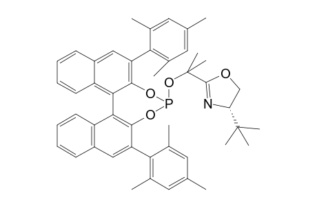 (-)-{1-[(4'S)-(4'-tert-butyloxazolin-2'-yl)]-1-methylethyl}-{(S)-[3,3'-bis(2,4,6-trimethylphenyl)]binaphthyl-2,2'-diyl}phosphite