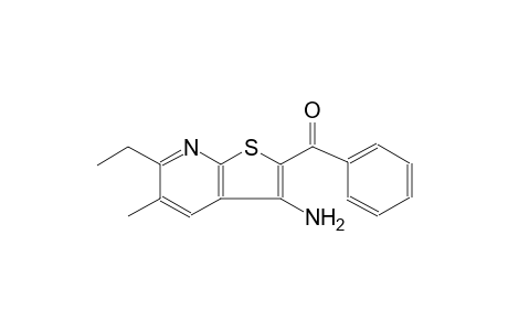 methanone, (3-amino-6-ethyl-5-methylthieno[2,3-b]pyridin-2-yl)phenyl-