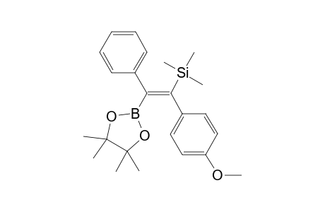 (Z)-1-(Trimethylsilyl)-1-(4-methoxyphenyl)-2-phenyl-2-(4,4,5,5-tetramethyl-1,3,2-dioxaborolan-2-yl)ethene
