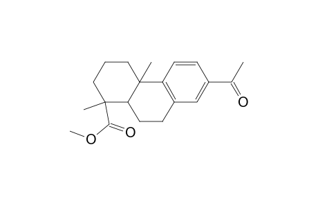 (+)-13-Acetyl-podocarpa-8,11,13-trien-19-oic acid, methyl ester